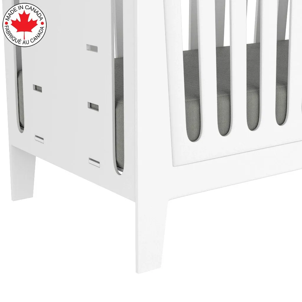 Convertible Crib 5 in 1 - JADE - all in white