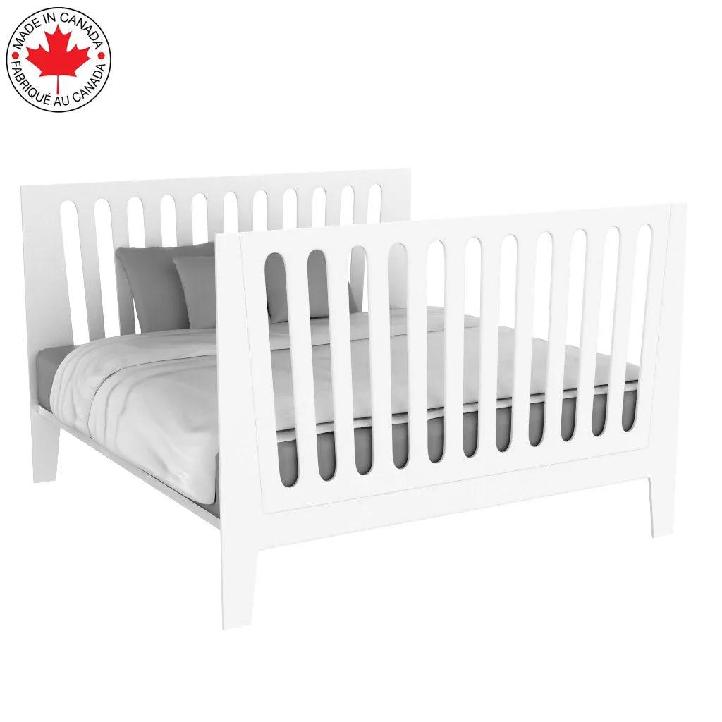 Convertible Crib 5 in 1 - JADE - all in white