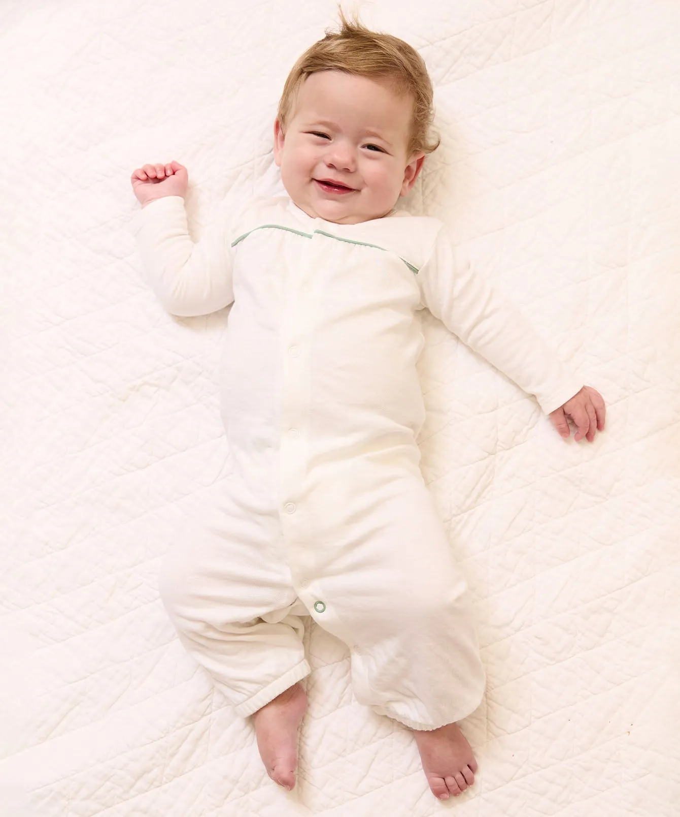 Convertible Gown, Seafoam Piping