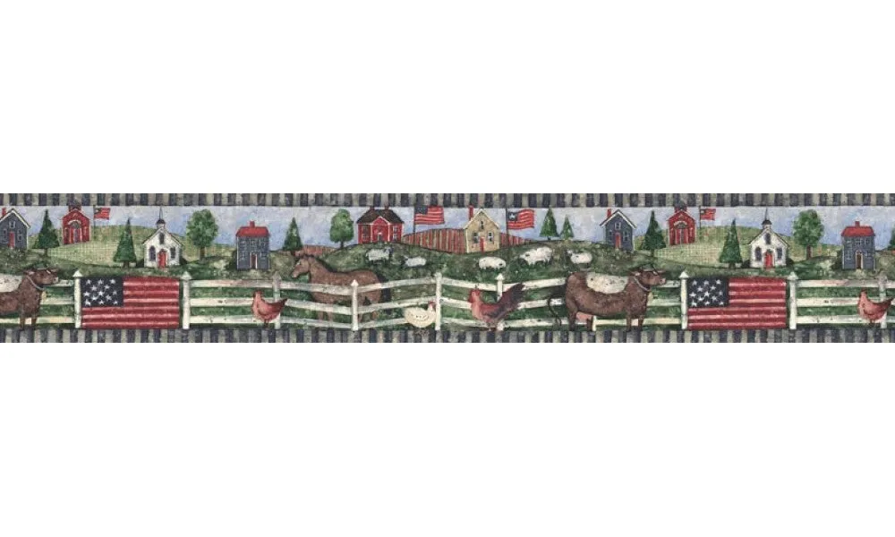 Country FP75443 Wallpaper Border