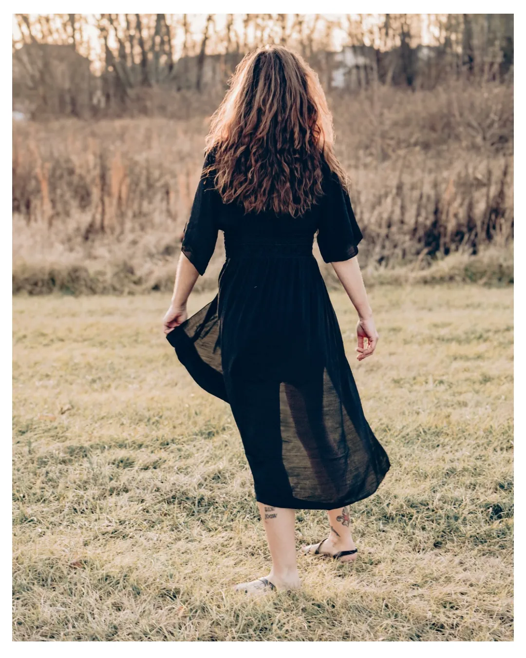 Cowgirl's Beach Wrap Black