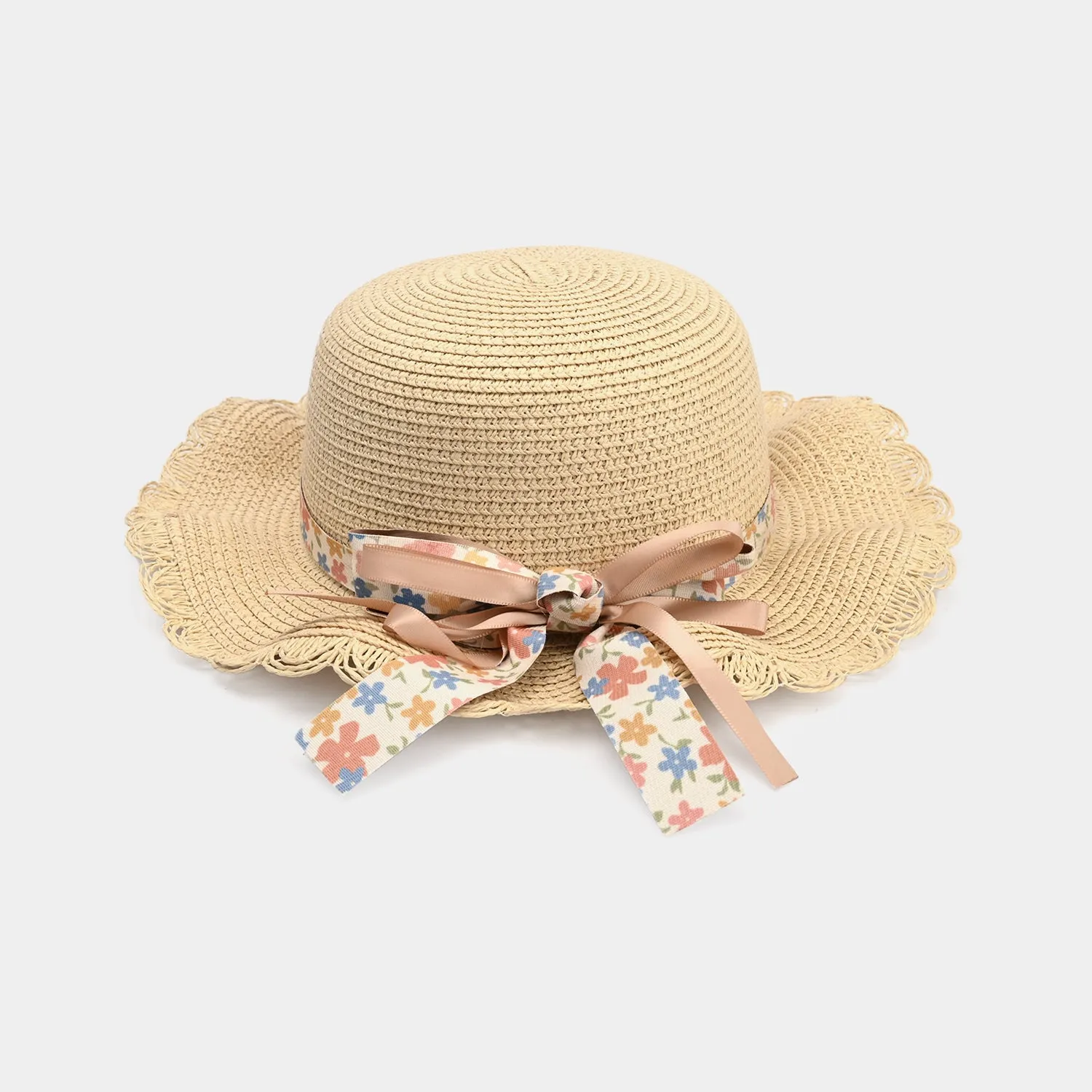 Cute Baby Beach Round Cap/Hat with Elastic | 18M 