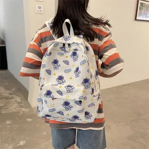 CUTE BEAR/BUNNY/SPACEMAN PRINT BACKPACK UB2608