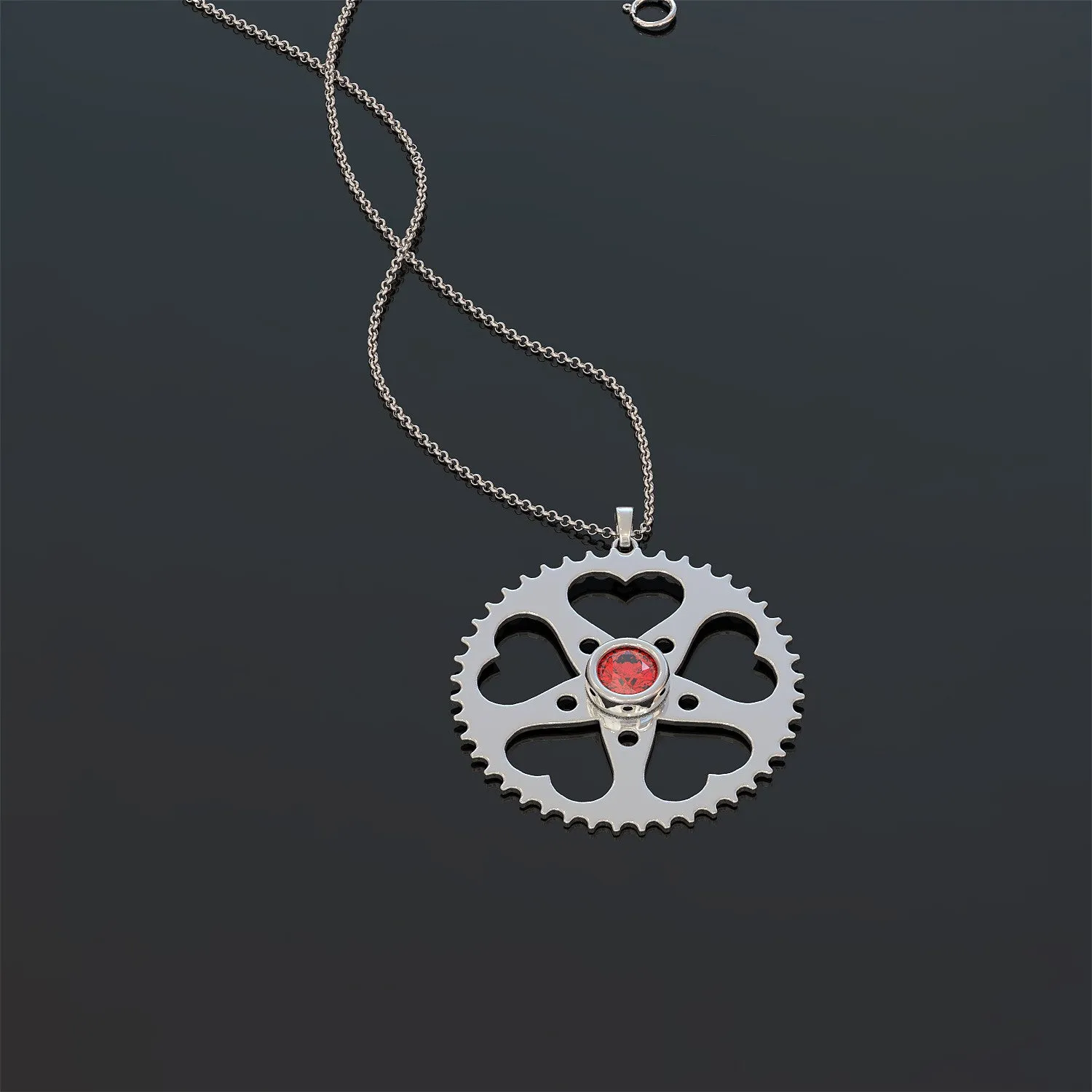 Cycling Love Necklace