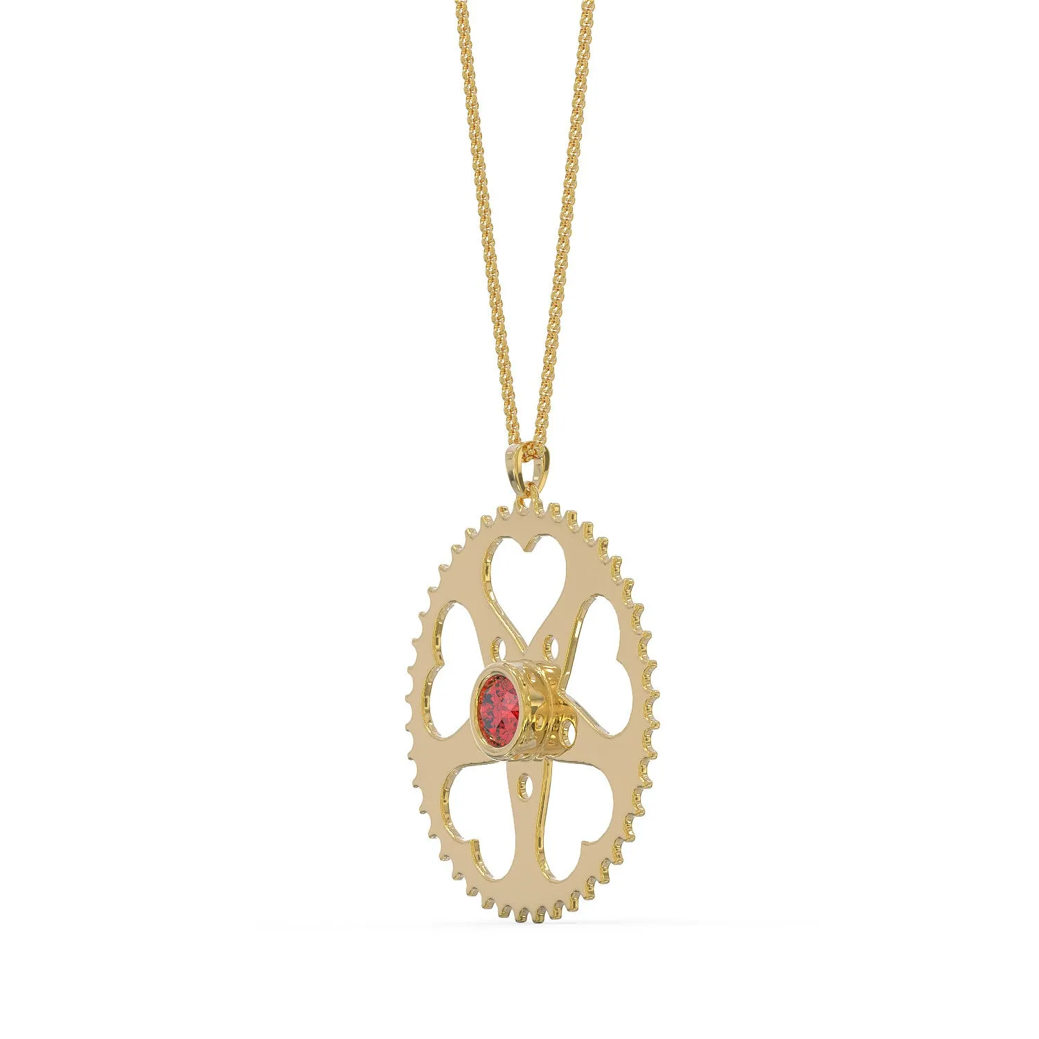 Cycling Love Necklace