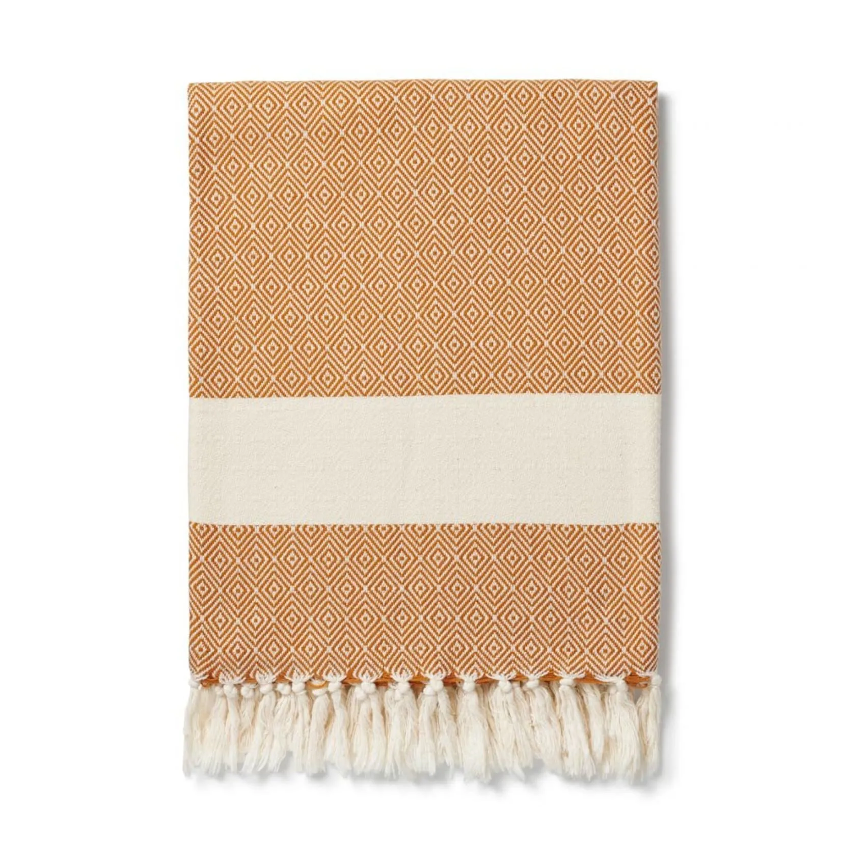 Damla Organic Cotton Vegan Handwoven Blanket | Multiple Colours
