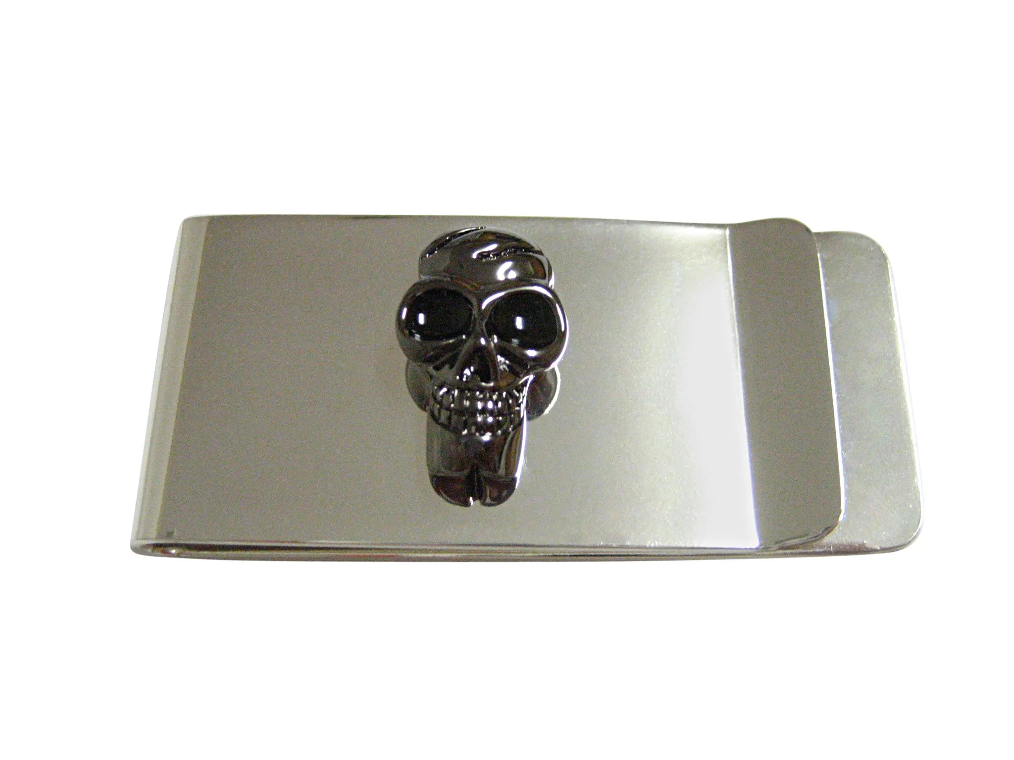 Dark Grey Toned Skull Money Clip