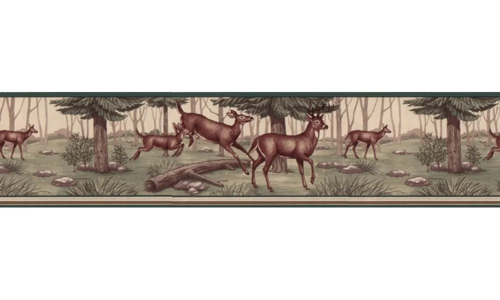 Deers B5134WE Wallpaper Border