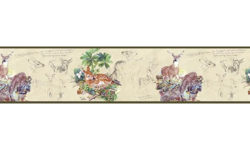 Deers B76359 Wallpaper Border