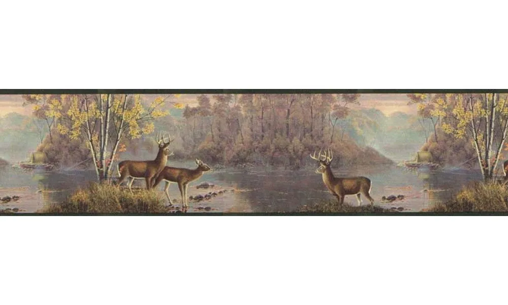 Deers MRL2420 Wallpaper Border