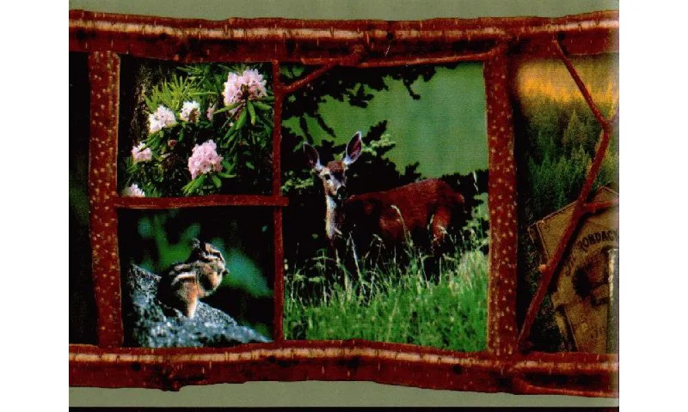 Deers RL1001B Wallpaper Border