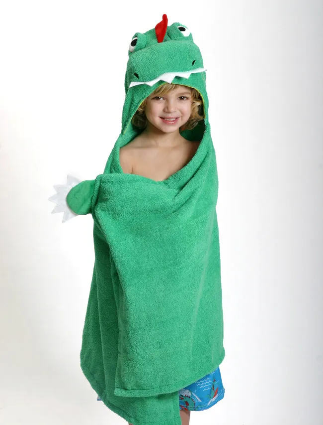 Devin the Dino Hooded Towel