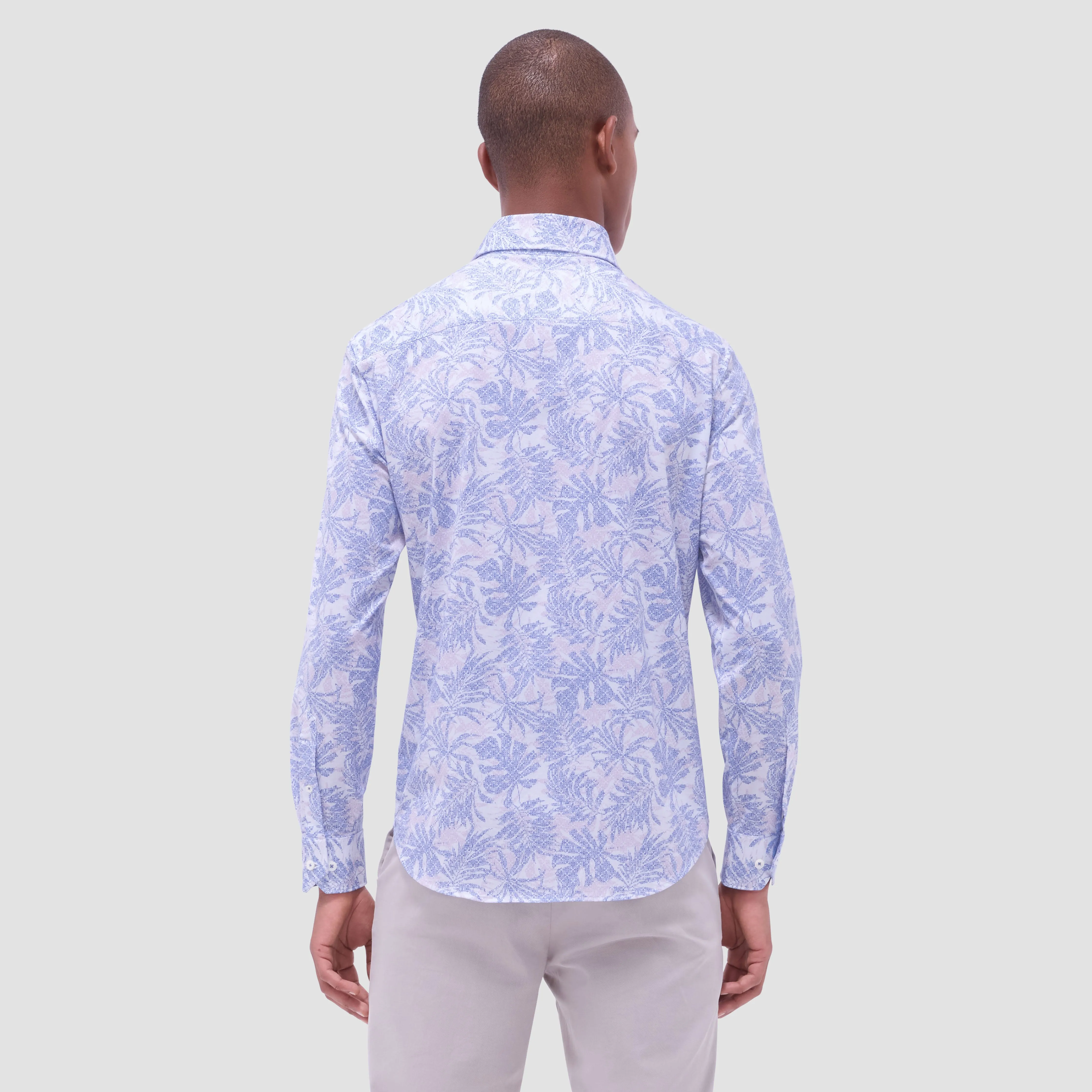 Devon Leaf Print OoohCotton Shirt