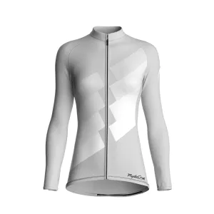 Digital Echo | Light Gray Female Long Sleeves Jersey