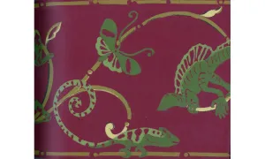 Dino Butterfly Shaded Design BN1956 Wallpaper Border