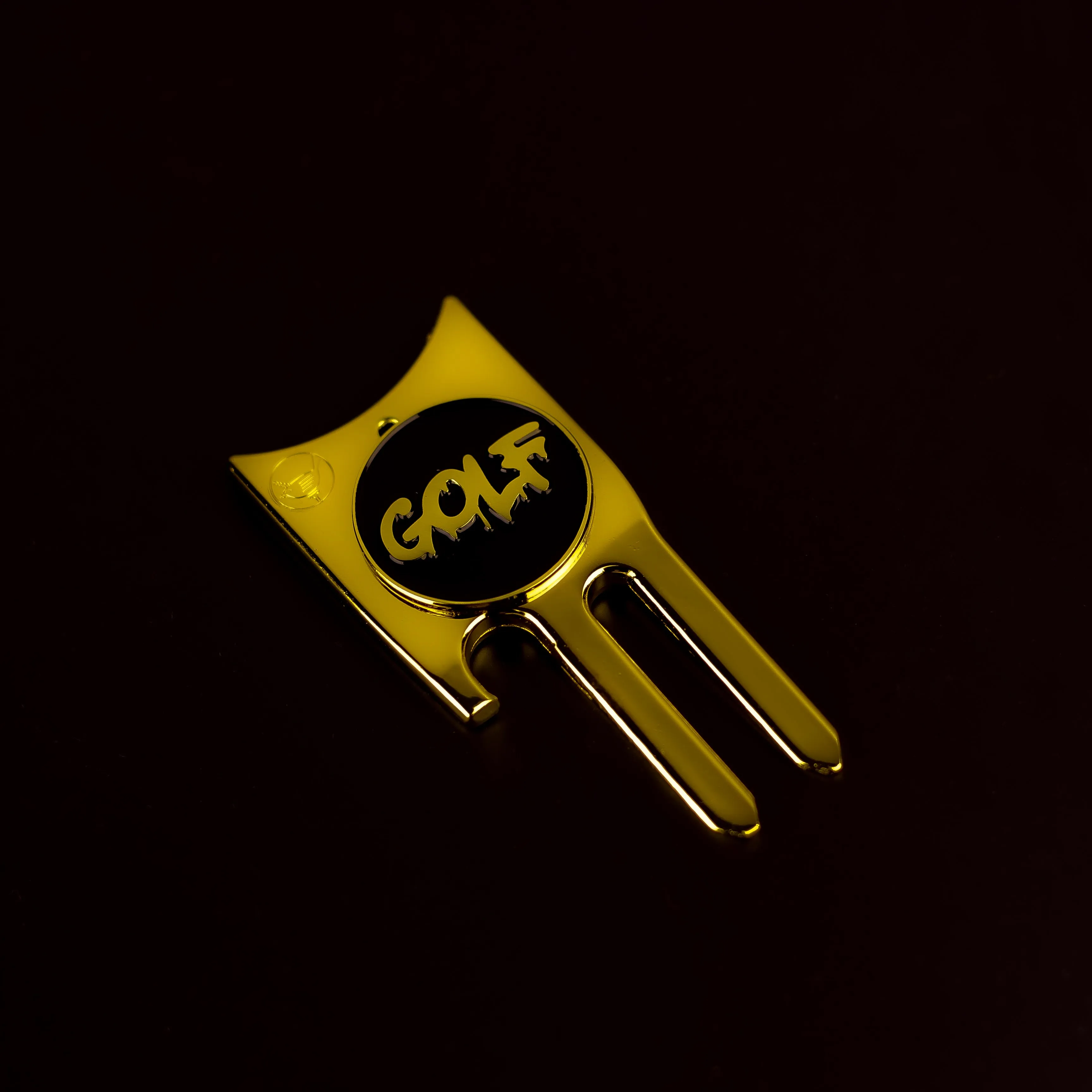 Divot Repair Tool Drip Golf Gold