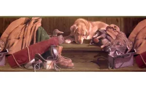 Dog 10030302 Wallpaper Border