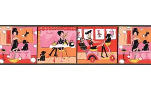 Dogs TW38001B Wallpaper Border
