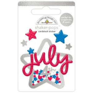 Doodlebug - Hometown USA Collection - Shaker Pops - July 4th / 8506