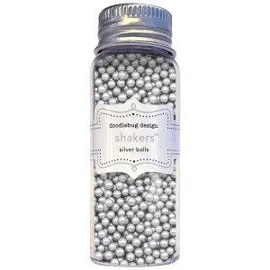 Doodlebug - Hometown USA Collection - Shakers - Silver Balls / 8552