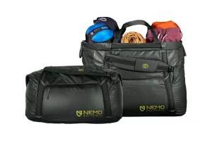 Double Haul_ Convertible Duffel Bag Black 70l