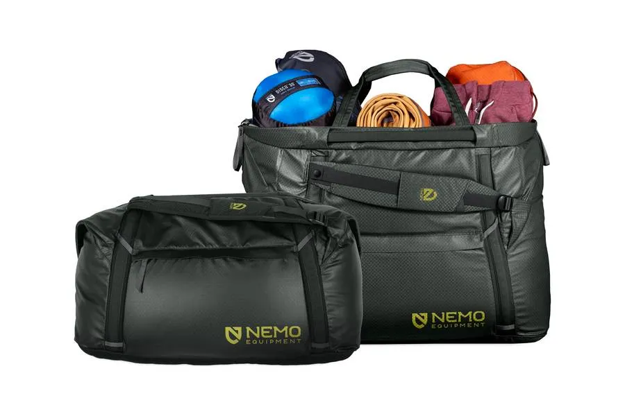 Double Haul_ Convertible Duffel Bag Black 70l