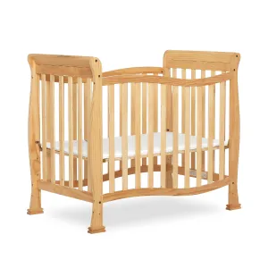 Dream On Me Violet 4-In-1 Convertible Mini Crib In Natural, Greenguard Gold Certified, JPMA Certified, 3 Position Mattress Height Settings, Non-Toxic Finish