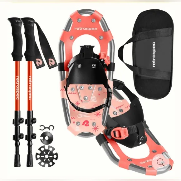 Drifter Kids' Snowshoe Bundle With Trekking Poles