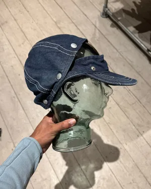 Early 2000s 2 in 1 Convertible Denim Snap Off Visor Cap / Hat