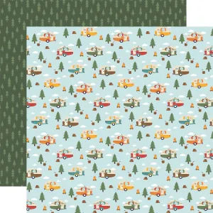 Echo Park - Into The Wild - 12x12 Single Sheet / Happy Camper