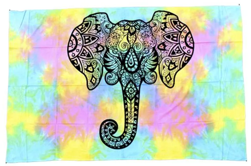 Elephant Mandala Tapestry