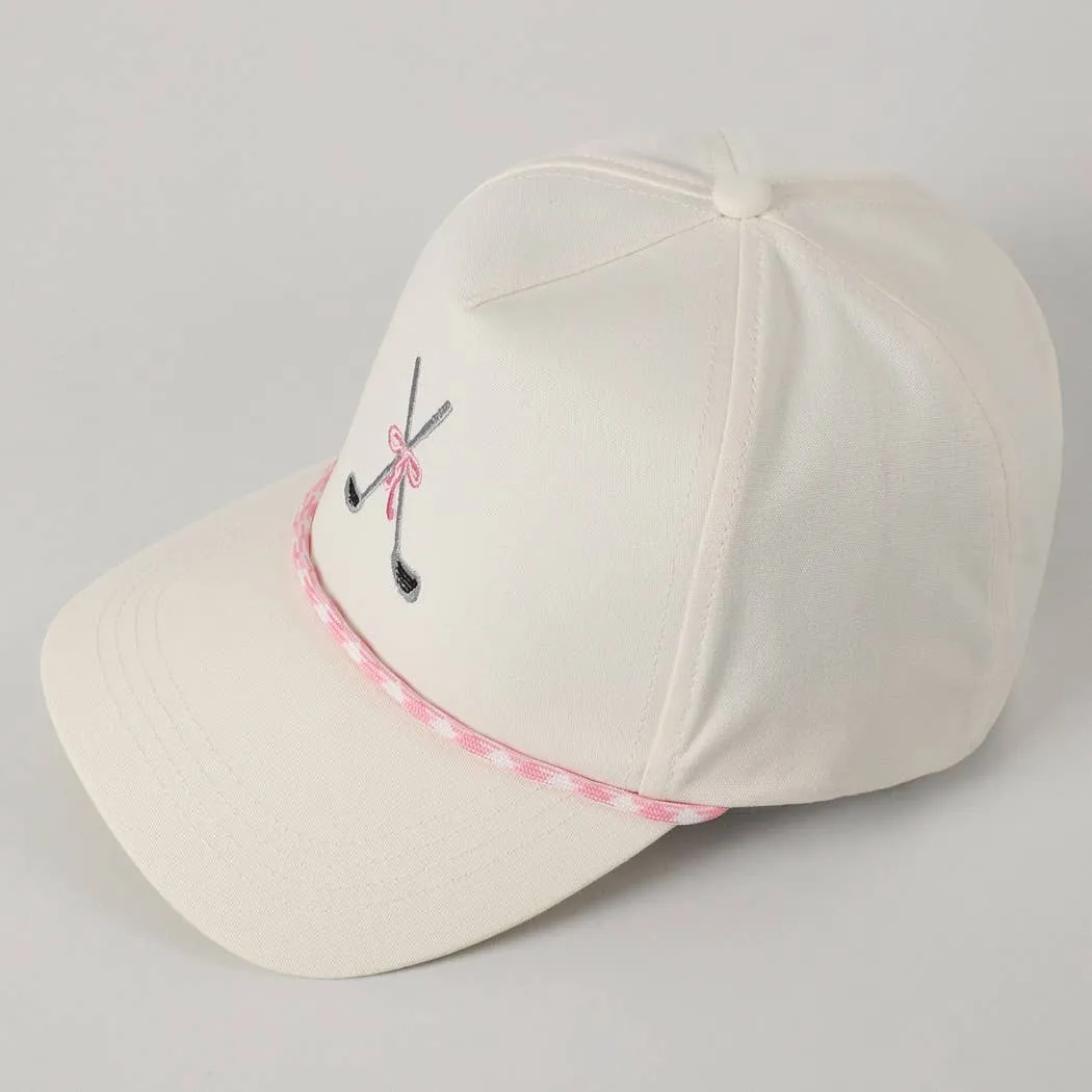 Embroidered Golf Clubs Hat