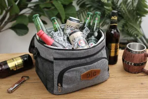 Engraved Beer Cooler Bags - Personalized Groomsmen Gifts for Outdoor Adventures