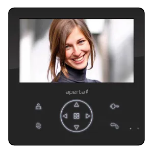 ESP APMONBG Colour Video Door Entry Monitor (Black)