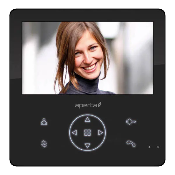 ESP APMONBG Colour Video Door Entry Monitor (Black)