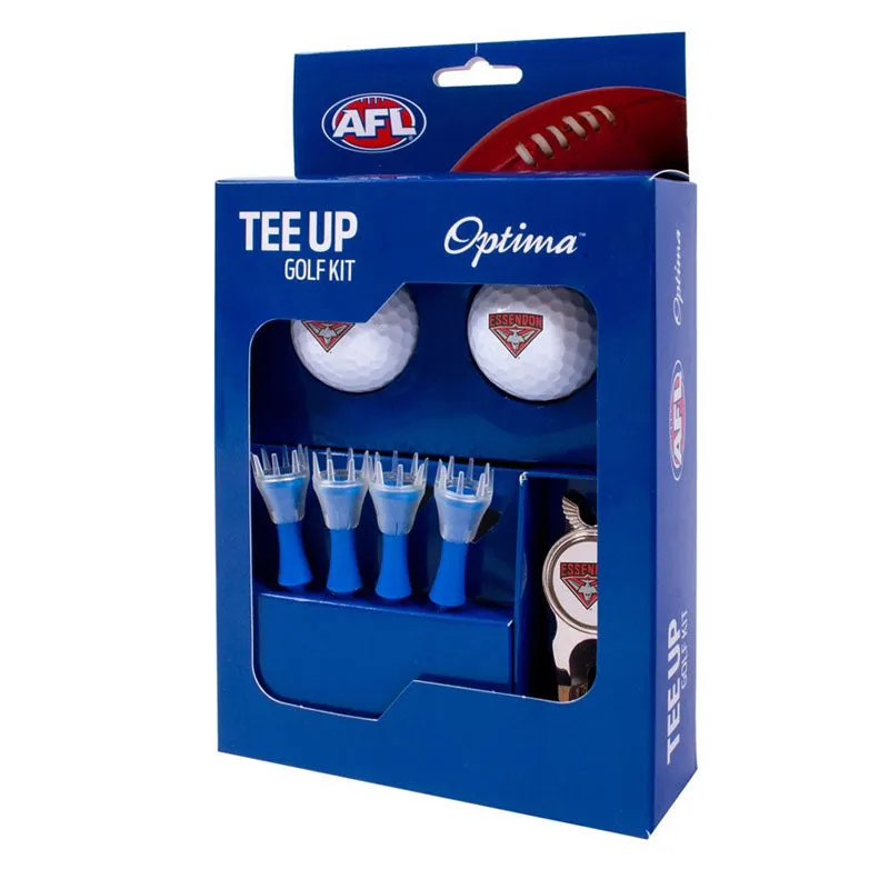 ESSENDON GOLF 2BALL TEE UP KIT GIFT PACK