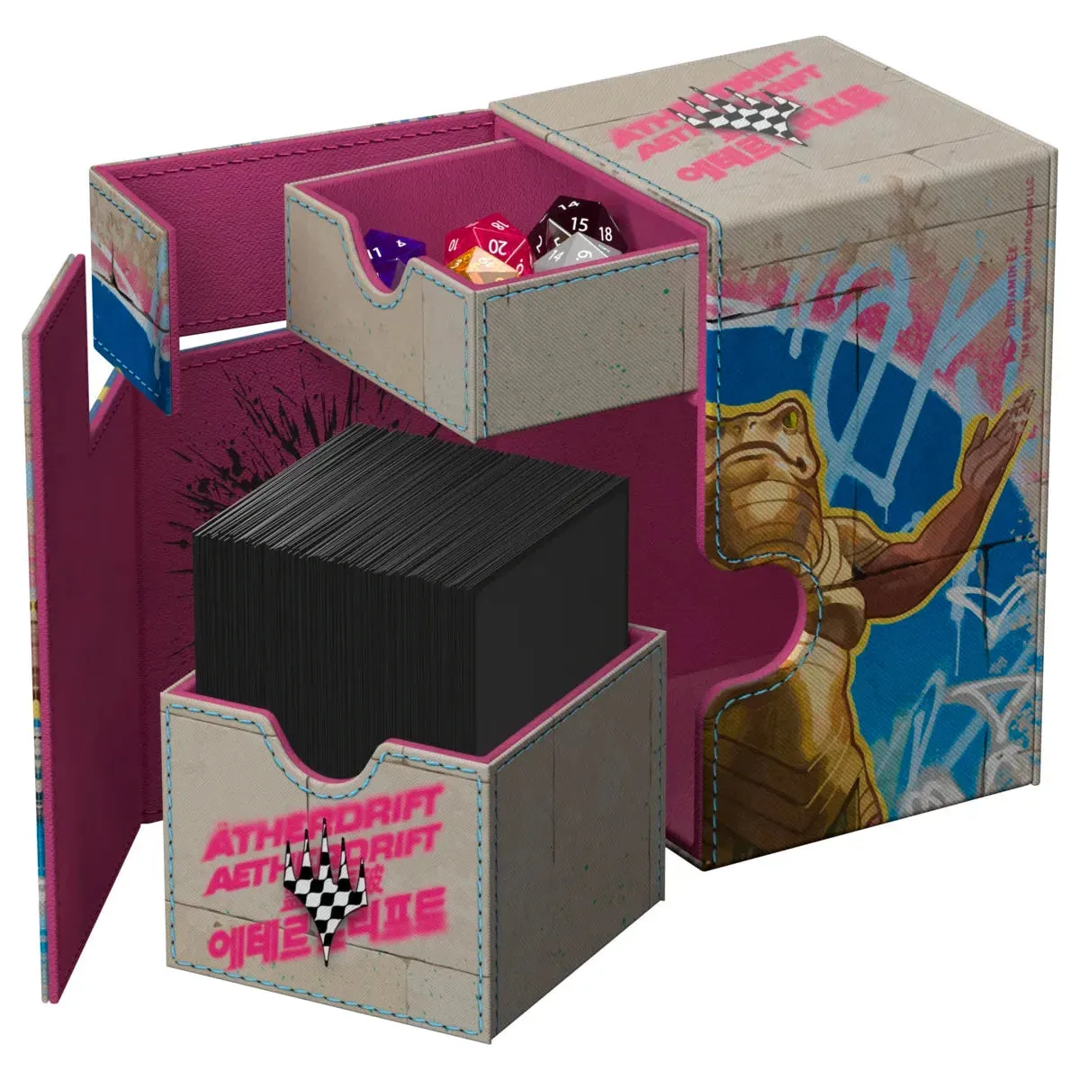 Flip'n'Tray Xenoskin 100  MTG Aetherdrift - Sab-Sunen, Luxa Embodied