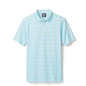 Footjoy Boy's Striped Pique Self Collar