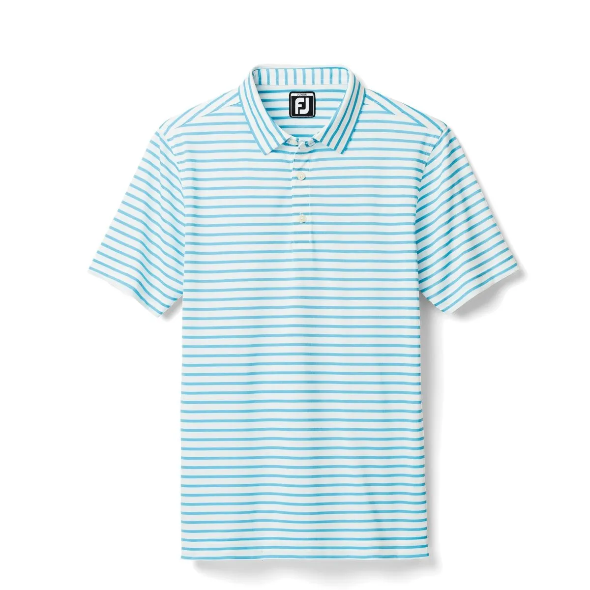 Footjoy Boy's Striped Pique Self Collar