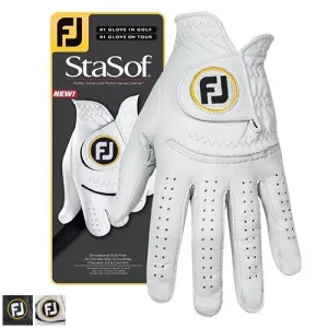 FootJoy StaSof Golf Gloves XL Pearl/White (66779E-999-XL) LH/Cadet