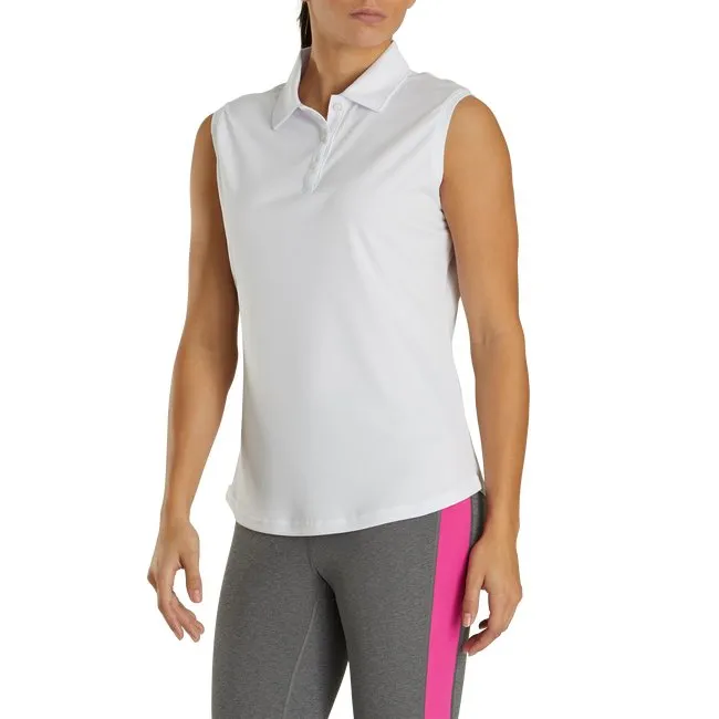 FootJoy Women's ProDry Interlock Sleeveless Shirt Self Collar