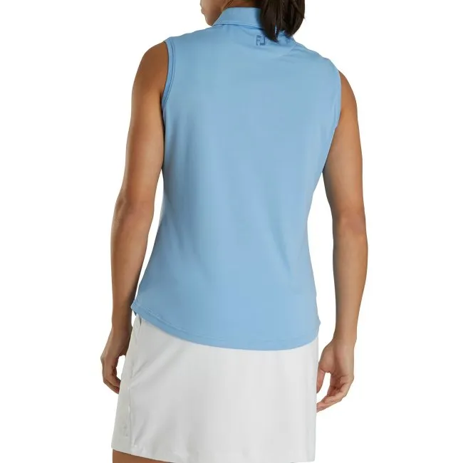 FootJoy Women's ProDry Interlock Sleeveless Shirt Self Collar