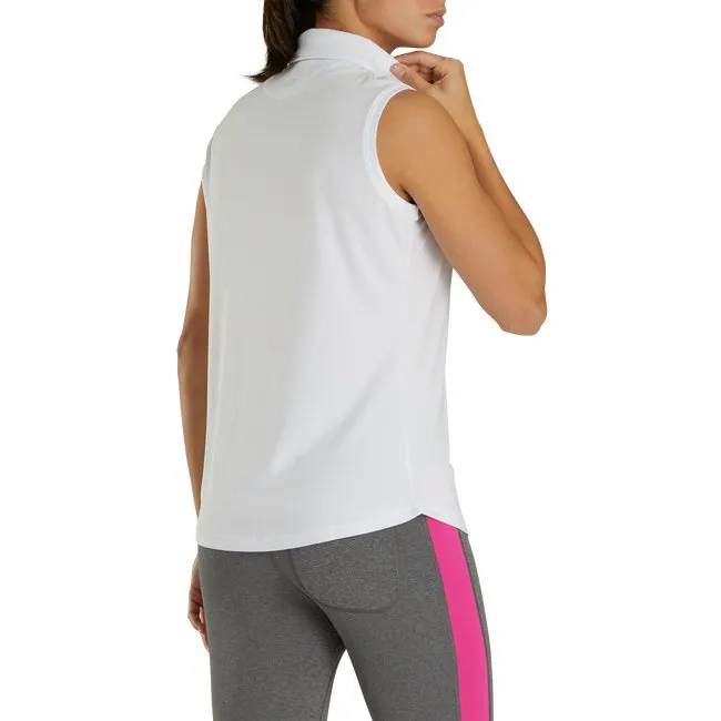 FootJoy Women's ProDry Interlock Sleeveless Shirt Self Collar