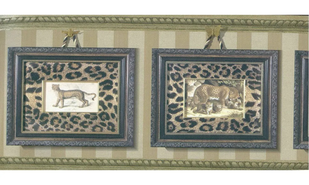 Frames Cheetas 375803910 Wallpaper Border