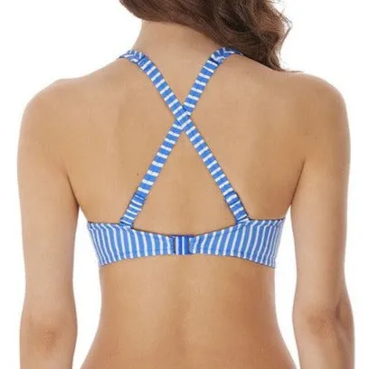 Freya Beach Hut Uw High Apex Bikini Top Blue Moon