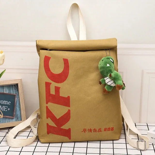 Fry Pack - Fast Food Canvas Bag