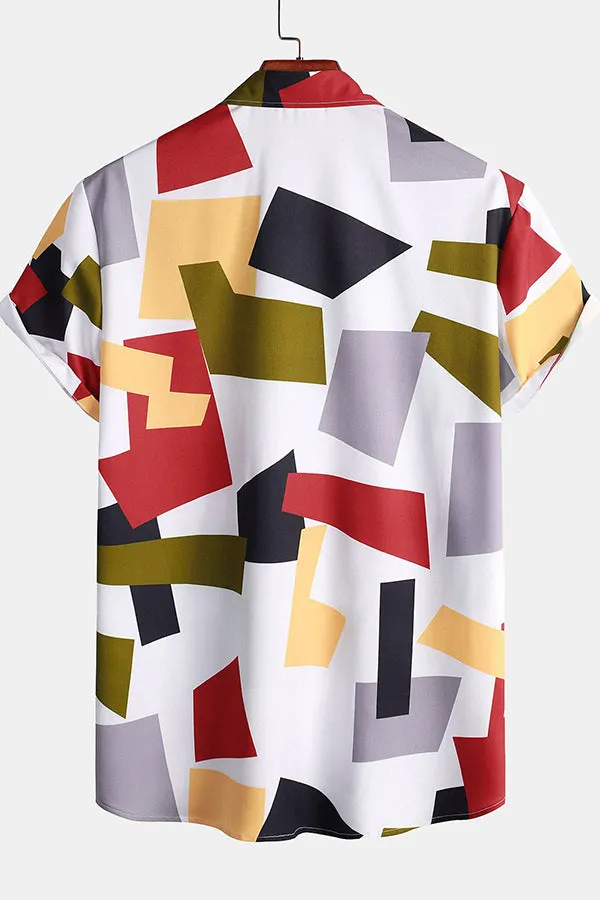 Geometric Print Shirt