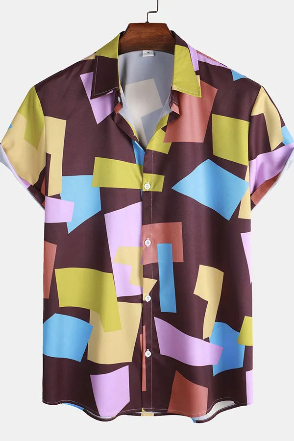 Geometric Print Shirt