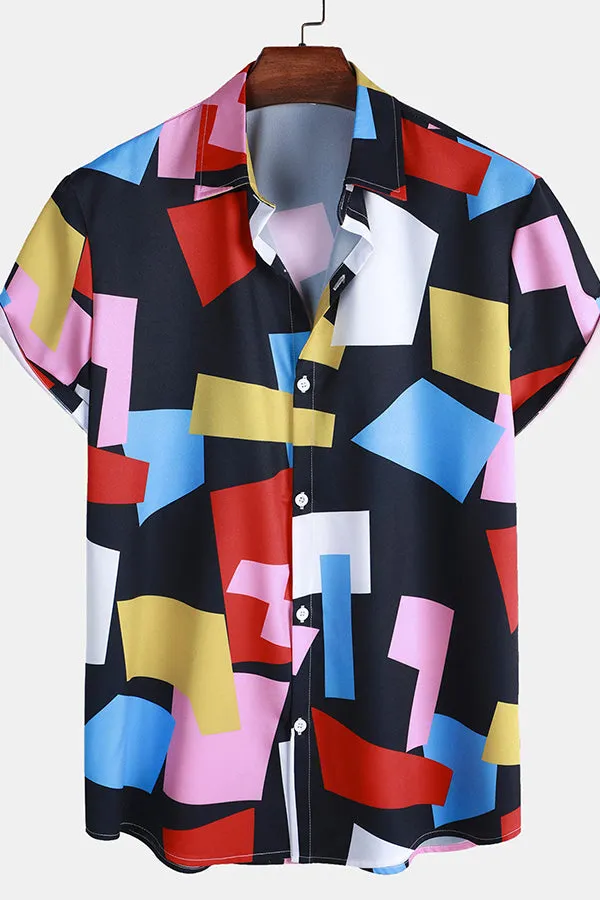 Geometric Print Shirt