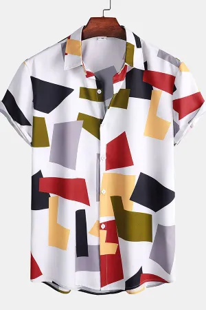 Geometric Print Shirt